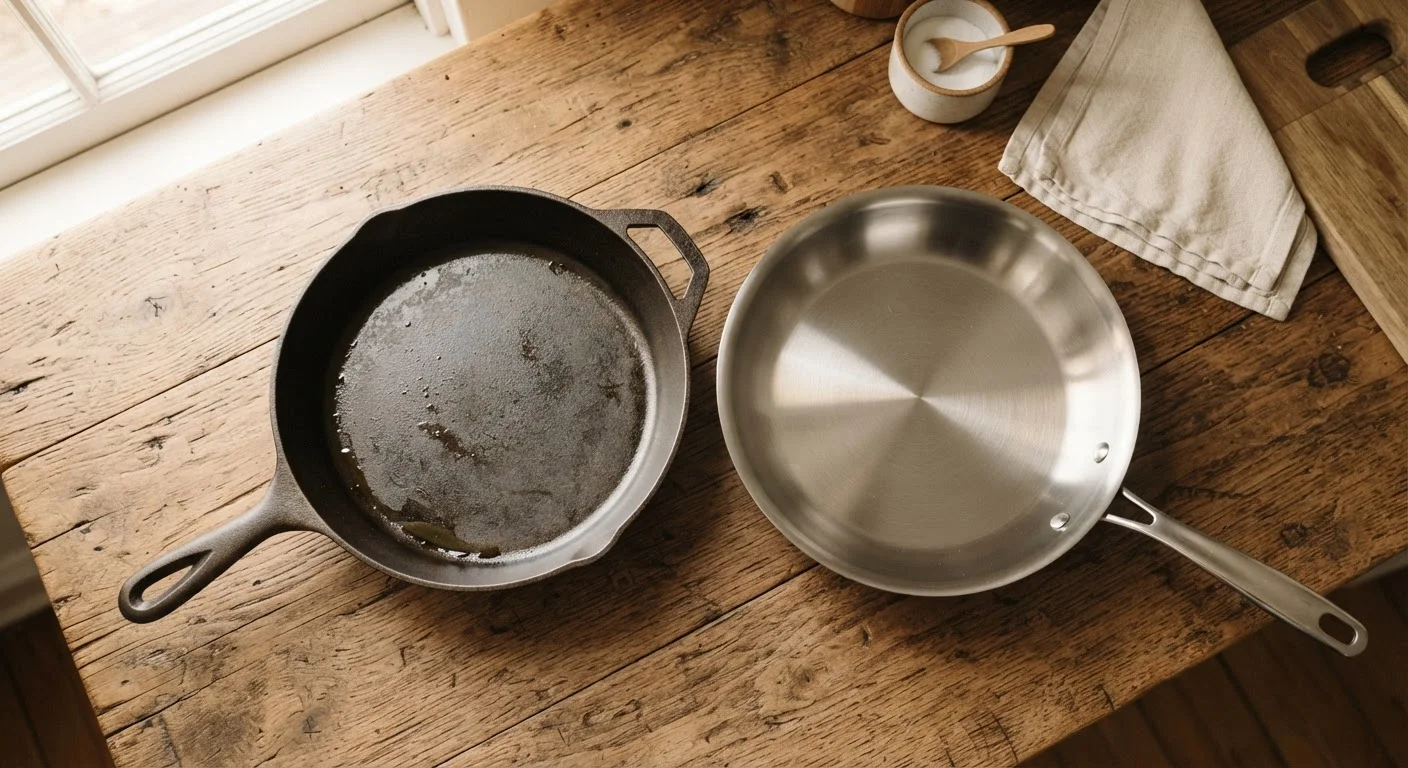 Cast Iron vs. Stainless Steel: Which Pan Suits Your Cooking Style?