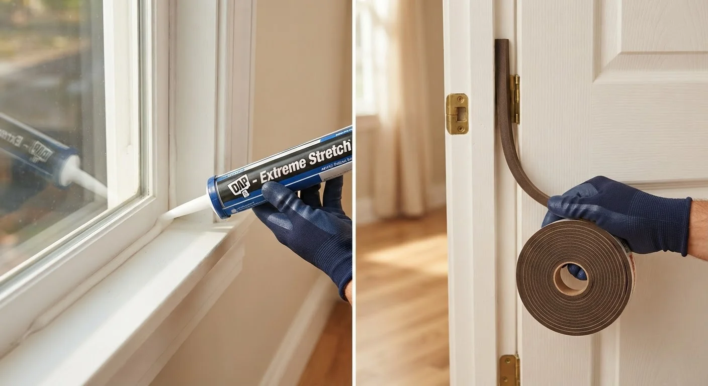 Caulk vs. Weatherstripping: Choosing the Right Seal for Each Gap