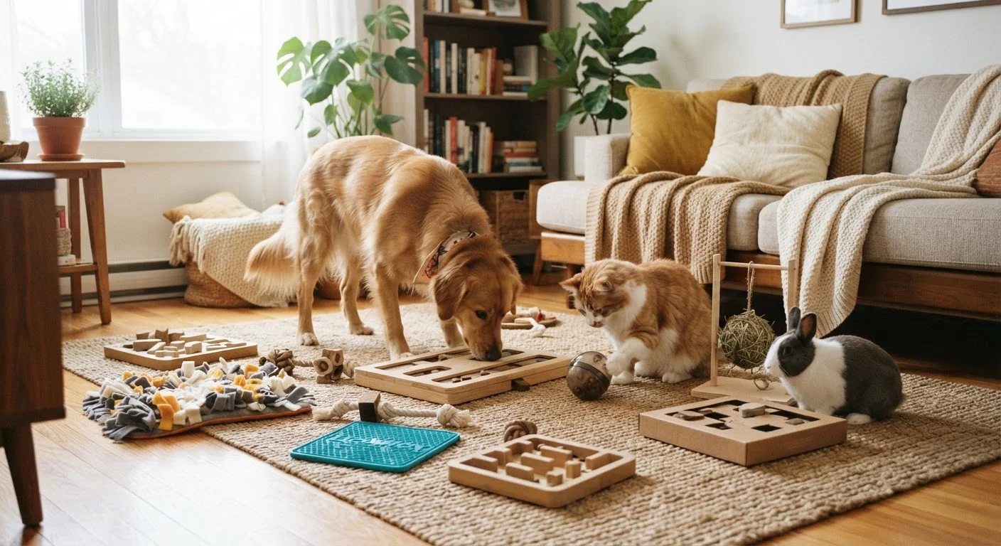 Enrichment Ideas That Address Boredom in Common Household Pets