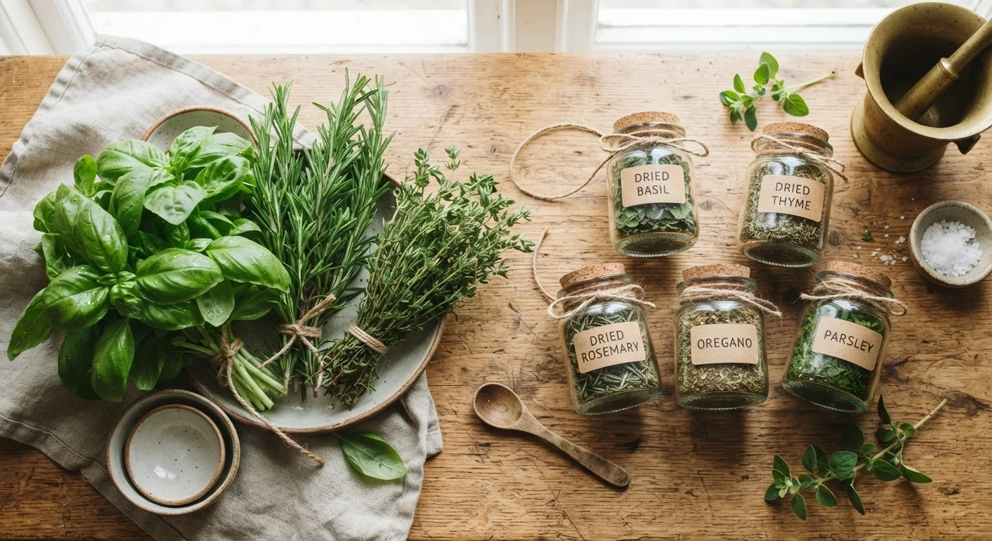 Fresh Herbs vs. Dried: How to Swap Them Without Ruining a Dish
