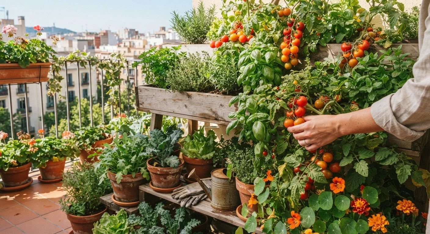 Growing Food in Small Spaces: Balconies, Window Boxes, and Tiny Yards
