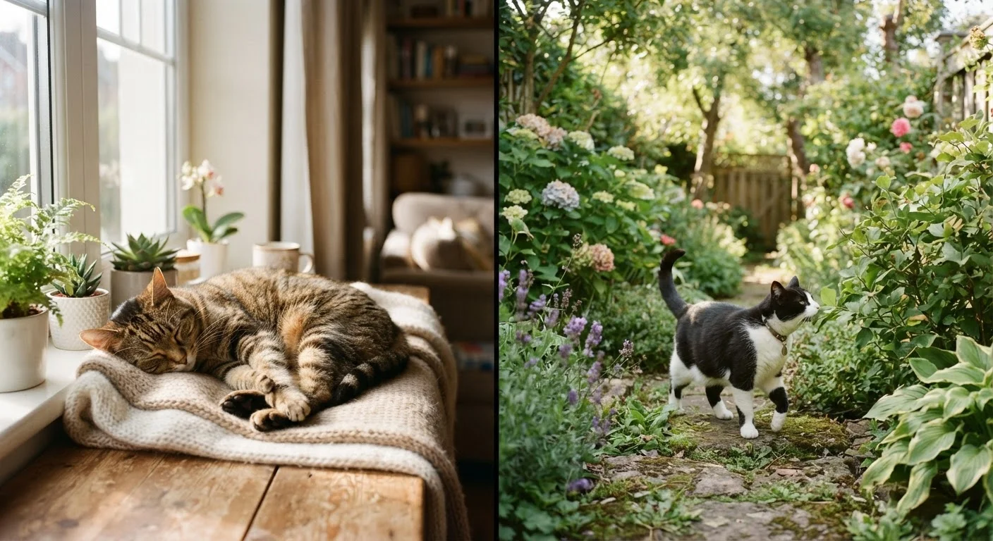 Indoor vs. Outdoor Lifestyles for Cats: What the Research Suggests