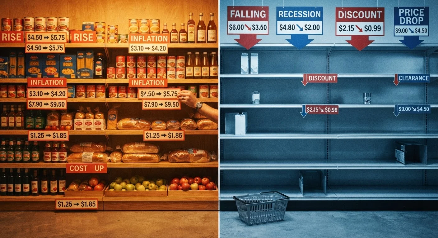 Inflation vs. Deflation: Two Economic Forces With Very Different Effects on Your Wallet