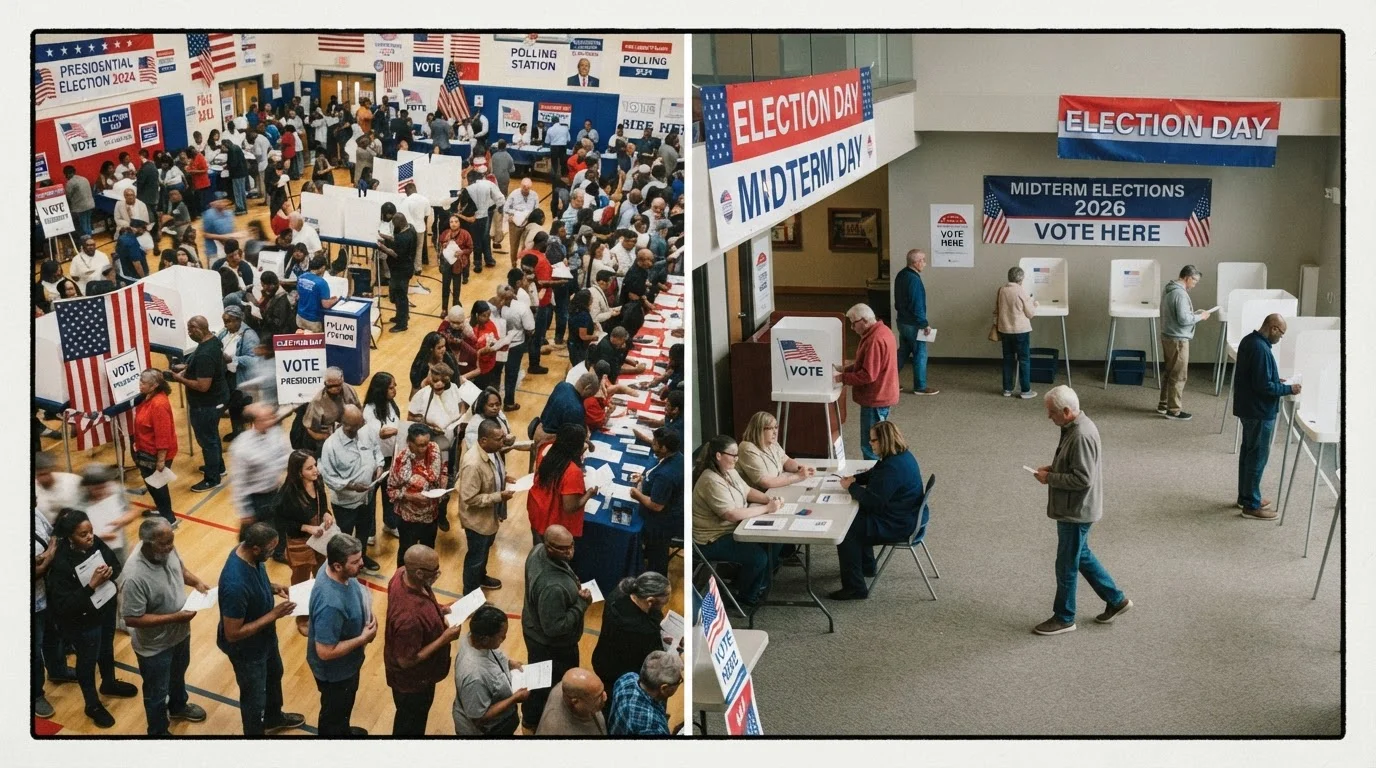 Midterm Elections vs. Presidential Elections: What Changes and What Doesn't