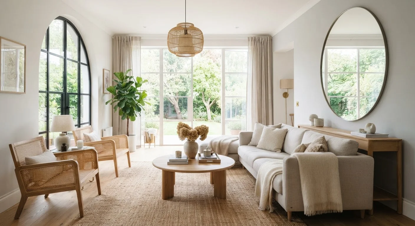 Natural Light, Mirrors, and Color: Making a Dark Room Feel Brighter