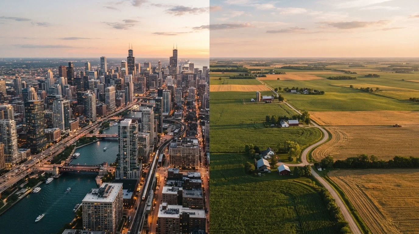 Rural vs. Urban America: How Place Shapes Identity, Values, and Opportunity