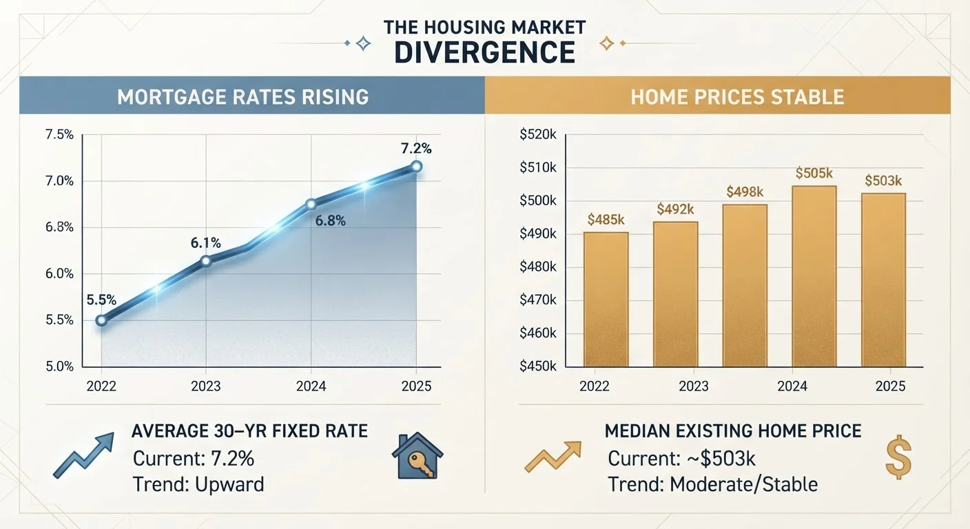 Why Home Prices and Mortgage Rates Don't Always Move Together