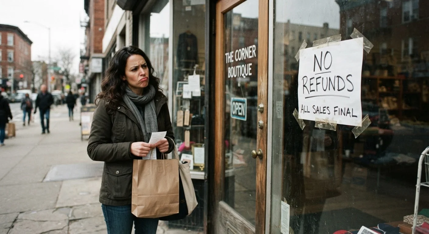 Why "No Refunds" Signs Don't Always Mean What They Say